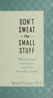 Cover of: The big book of small stuff: 100 of the best inspirations from Don't sweat the small stuff