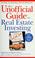 Cover of: The unofficial guide to real estate investing