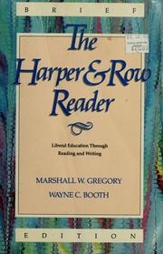 Cover of: The Harper & Row reader: liberal education through reading and writing