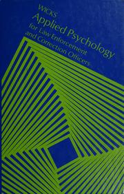 Cover of: Applied psychology for law enforcement and correction officers