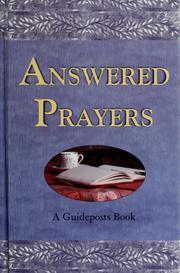 Cover of: Answered prayers