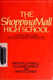 Cover of: The shopping mall high school by Powell, Arthur G.