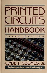 Cover of: Printed circuits handbook