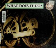 Cover of: What does it do? | Jacobs, Daniel
