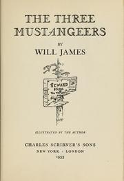 Cover of: The three mustangeers by Will James