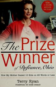 Cover of: The Prize Winner of Defiance, Ohio by Ryan, Terry