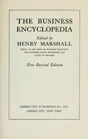 Cover of: The business encyclopedia