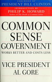 Cover of: Common Sense Government by Al Gore