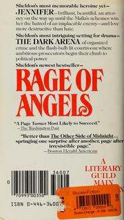 Cover of: Rage of angels