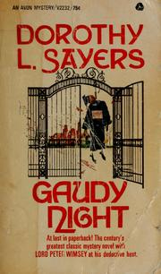 Cover of: Gaudy night