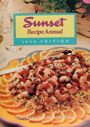 Cover of: Sunset recipe annual