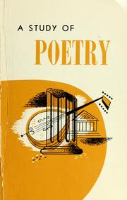 Cover of: A study of poetry by Don Marion Wolfe