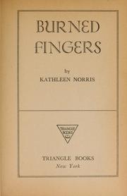 Cover of: Burned fingers