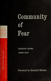 Cover of: Community of fear