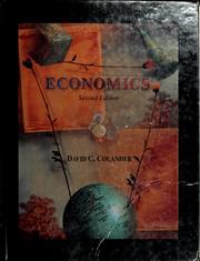Cover of: Economics by David C. Colander