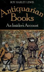 Cover of: Antiquarian books: an insider's account