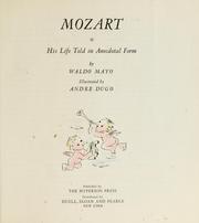 Cover of: Mozart by Waldo Mayo
