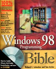 Cover of: Windows 98 programming bible