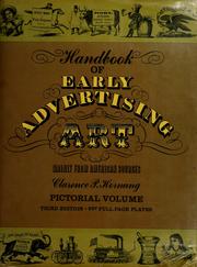 Cover of: Handbook of early advertising art, mainly from American sources