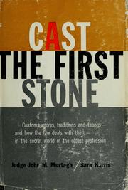 Cover of: Cast the first stone