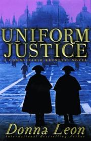 Cover of: Uniform justice by Donna Leon
