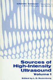 Cover of: Sources of high-intensity ultrasound.
