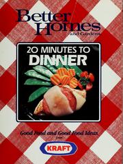 Cover of: 20 minutes to dinner by [editor, Mary Jo Plutt].