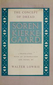 Cover of: The Concept of dread