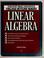 Cover of: Linear algebra