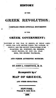 History of the Greek revolution by J. L. Comstock