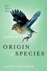 Cover of: Darwin's Origin of Species by Janet Browne