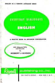 Cover of: Everyday Dialogues in English by 