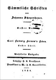 Cover of: Sämmtliche Schriften: 24 Bänder