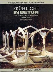 Cover of: Frühlicht in Beton by 