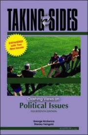 Cover of: Taking Sides: Clashing Views on Political Issues, Expanded (Taking Sides: Clashing Views on Controversial Political Issues) | George McKenna