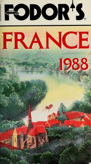 Cover of: Fodor's France, 1988