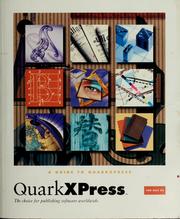 Cover of: A guide to QuarkXPress. by 