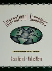 Cover of: International economics by Steven L. Husted