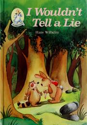 Cover of: I wouldn't tell a lie