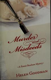 Cover of: Murder and misdeeds