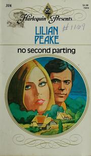 Cover of: No second parting by Lilian Peake