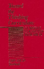 Cover of: Toward the Thinking Curriculum: Current Cognitive Research (Ascd Yearbook)
