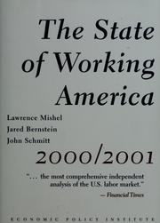 Cover of: The state of working America, 2000-2001 by Lawrence R. Mishel