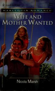 Cover of: Wife And Mother Wanted