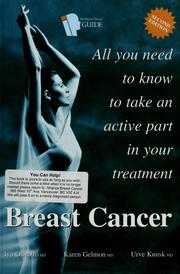 Cover of: Intelligent patient guide to breast cancer: all you need to know to take an active part in your treatment