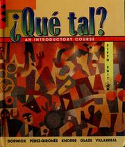 Cover of: Qué tal?: an introductory course