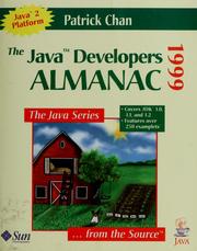 Cover of: The Java(TM) Developers Almanac 1999 by Patrick Chan