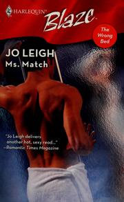 Cover of: Ms. Match: The Wrong Bed