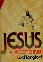 Cover of: Jesus by Frank Pakenham Earl of Longford