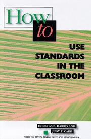 Cover of: How to use standards in the classroom